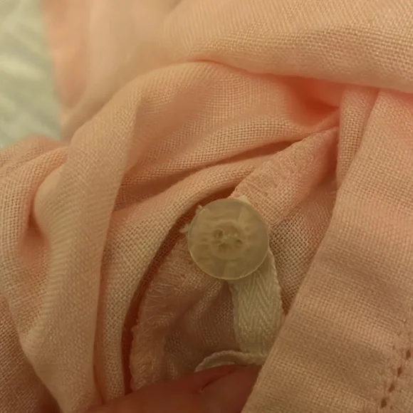 Hanna Andersson Vintage Pink Linen Dress - Picture 9 of 9